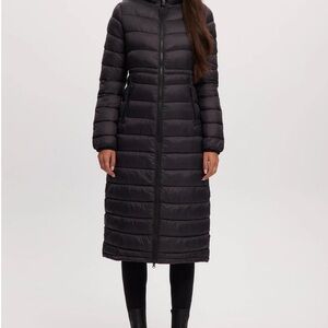 Noize Ivy Long Length Puffer - Black